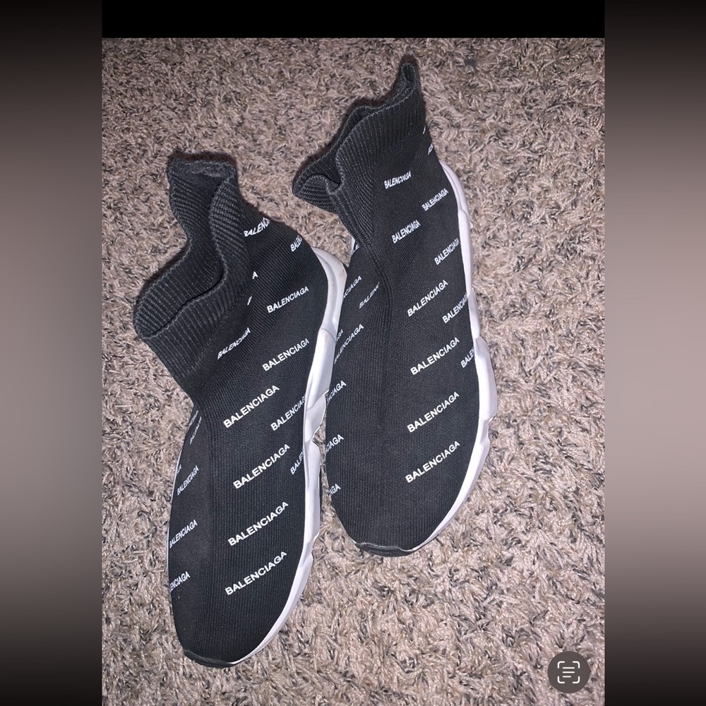 COPY - Balenciaga Shoe Black/White Womens Size 8. Like New